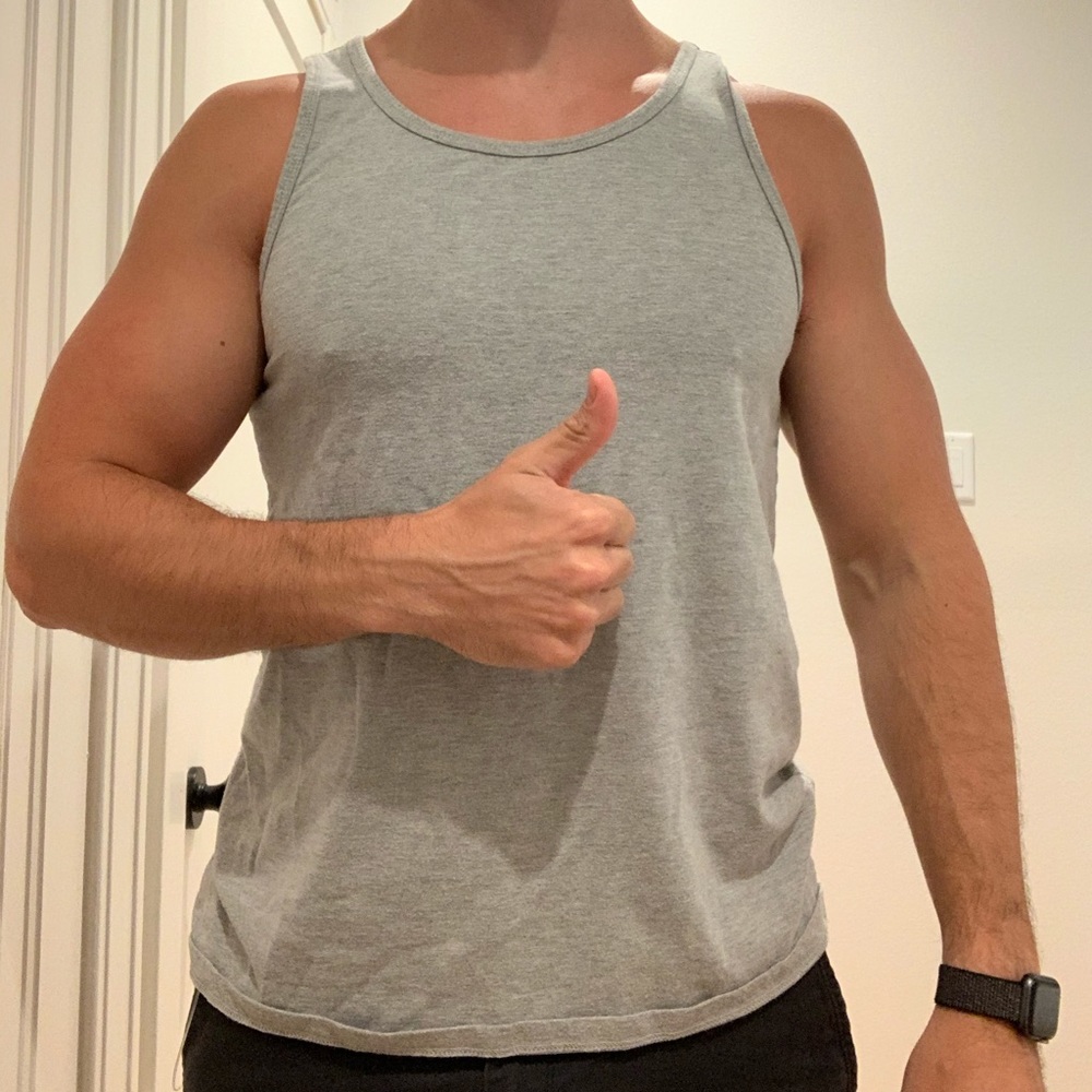 Grey Cotton Tanktop